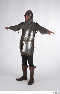  Photos Medieval Guard in mail armor 2 Medieval Clothing Soldier mail armor t poses whole body 0005.jpg